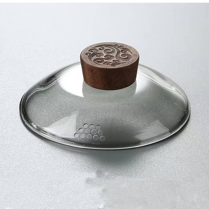 Gaiwan Jarra de Vidrio con Madera